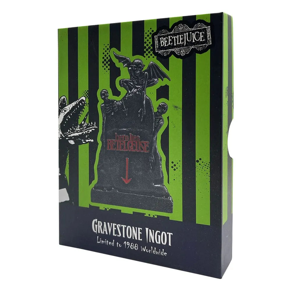Beetlejuice Metallbarren Gravestone Limited Edition - Smalltinytoystore