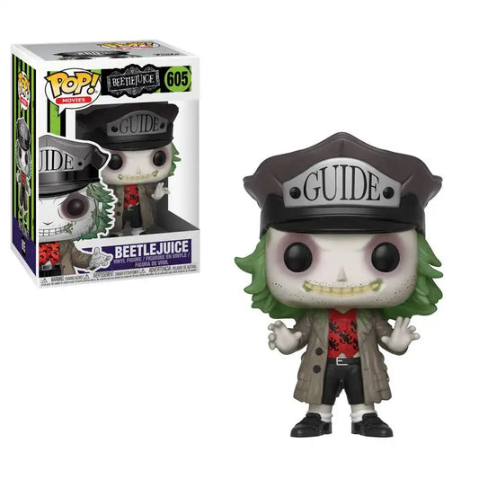 Beetlejuice POP! Horror Vinyl Figur Beetlejuice Guide Hat 9 cm - Smalltinytoystore