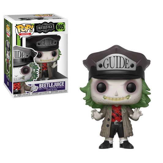 Beetlejuice POP! Horror Vinyl Figur Beetlejuice Guide Hat 9 cm - Smalltinytoystore