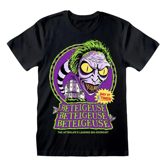 Beetlejuice T-Shirt Say it three Times Größe M - Smalltinytoystore