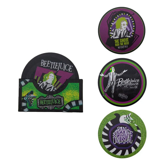 Beetlejuice Untersetzer 4er-Pack - Smalltinytoystore