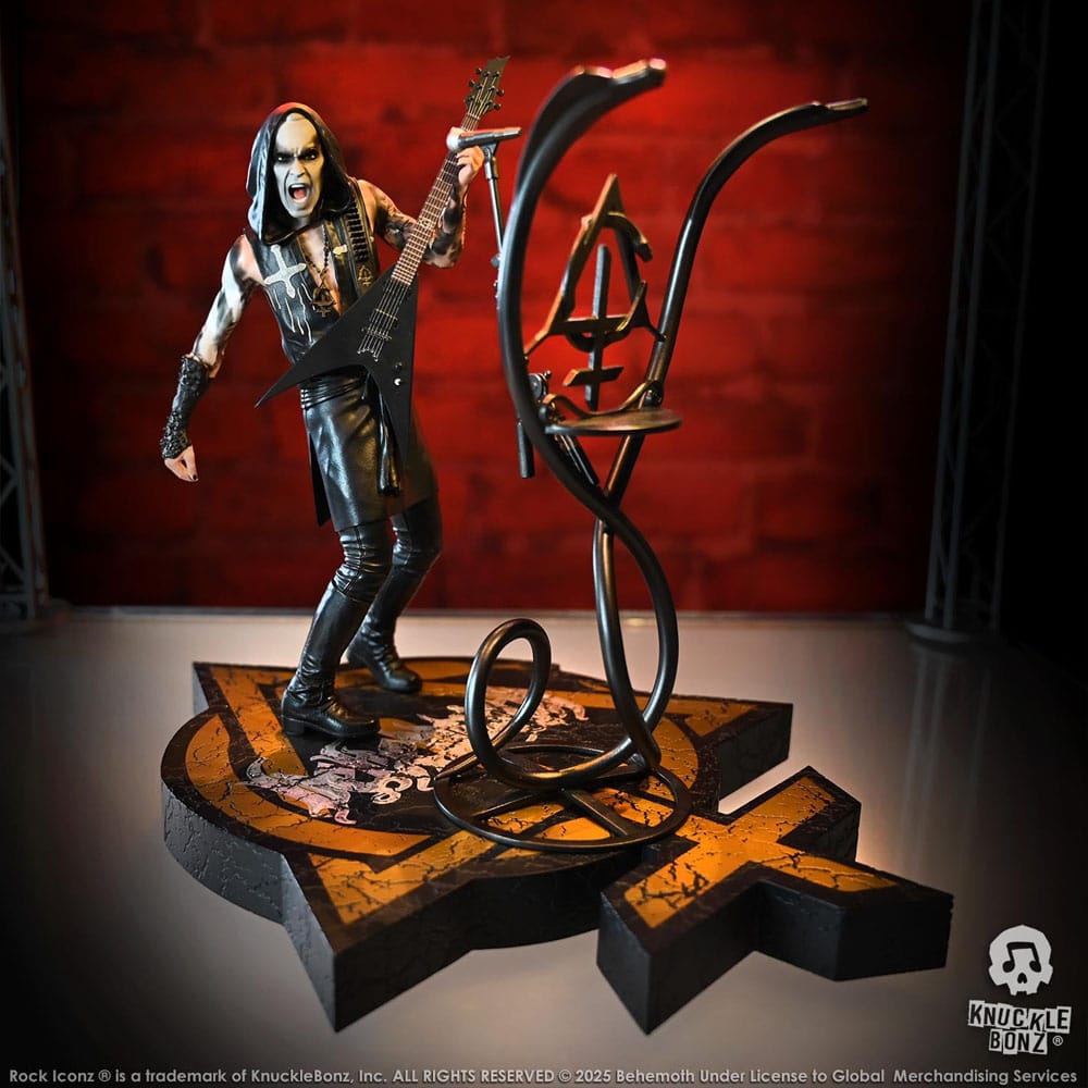 Behemoth Rock Iconz Statue Nergal 22 cm - Smalltinytoystore