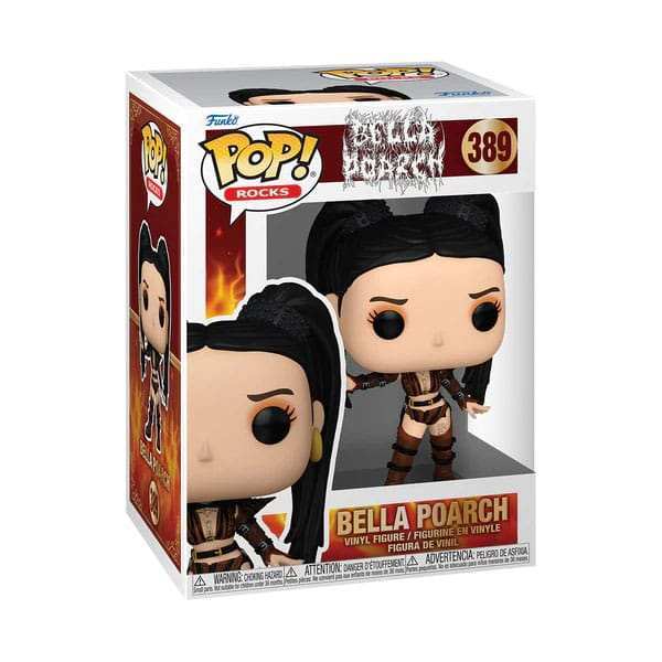 Bella Poarch POP! Rocks Vinyl Figur Bella Poarch(Inferno) 9 cm - Smalltinytoystore