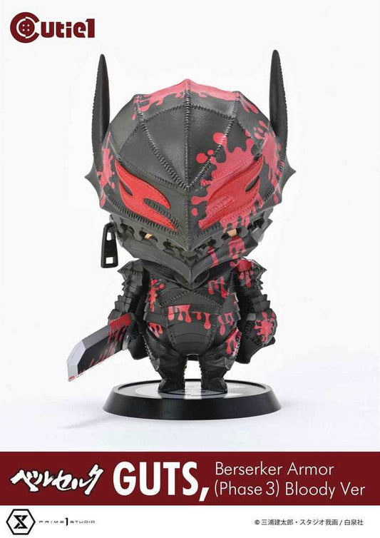 Berserk Cutie1 PVC Figur Guts Berserker Armor (Phase 3) Bloody Ver. 12 cm - Smalltinytoystore