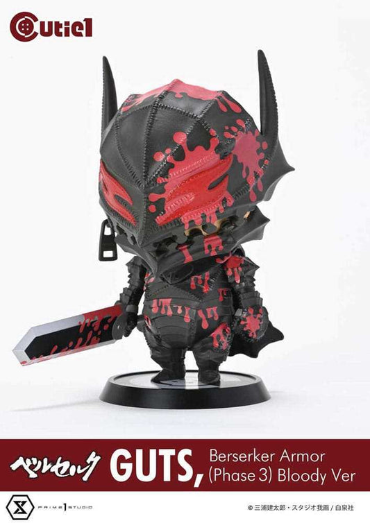 Berserk Cutie1 PVC Figur Guts Berserker Armor (Phase 3) Bloody Ver. 12 cm - Smalltinytoystore
