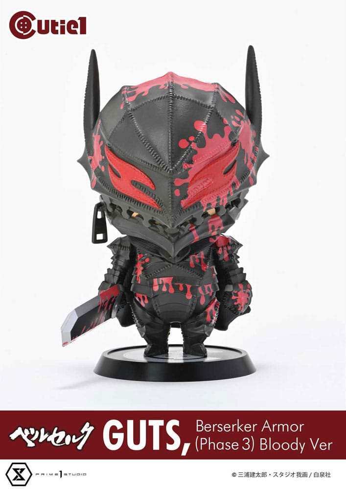 Berserk Cutie1 PVC Figur Guts Berserker Armor (Phase 3) Bloody Ver. 12 cm - Smalltinytoystore