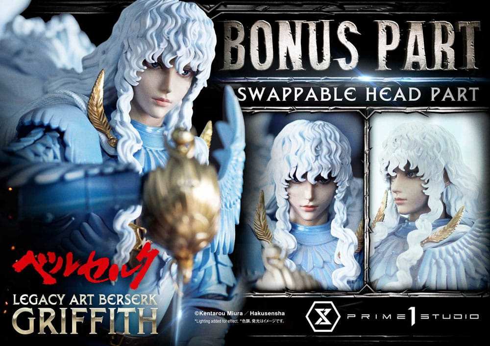 Berserk Legacy Art Kentaro Miura Statue 1/6 Griffith Bonus Version 56 cm - Smalltinytoystore