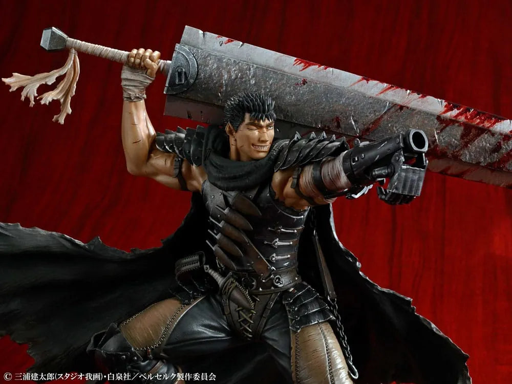 Berserk PVC Statue 1/7 Guts Black Swordsman Ver. 26 cm - Smalltinytoystore