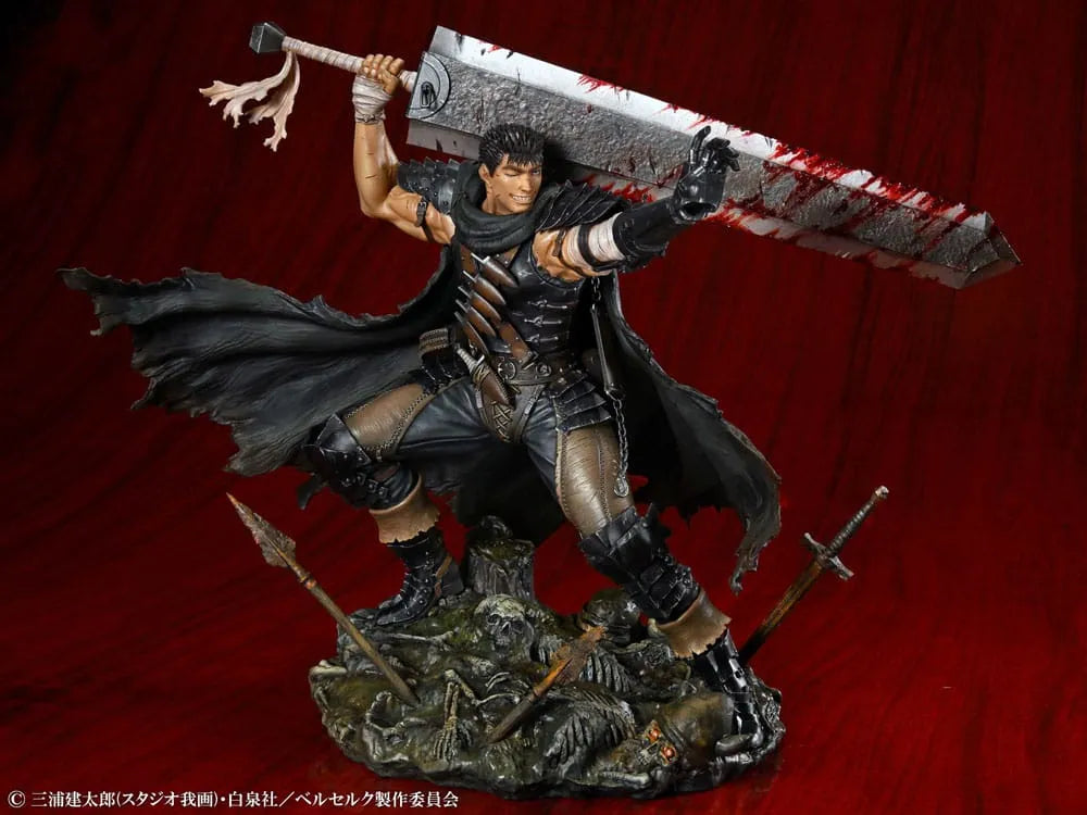 Berserk PVC Statue 1/7 Guts Black Swordsman Ver. 26 cm - Smalltinytoystore