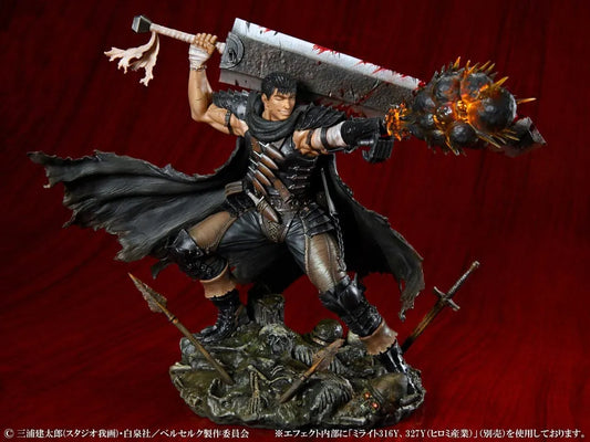 Berserk PVC Statue 1/7 Guts Black Swordsman Ver. 26 cm - Smalltinytoystore