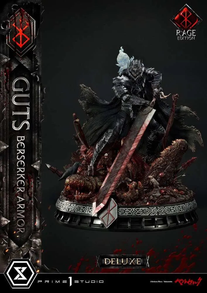 Berserk Statue 1/4 Guts Berserker Armor Rage Edition Deluxe Version 67 cm - Smalltinytoystore
