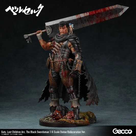 Berserk Statue 1/6 Guts Lost Children Arc The Black Swordsman Redecoration Ver. 38 cm - Smalltinytoystore