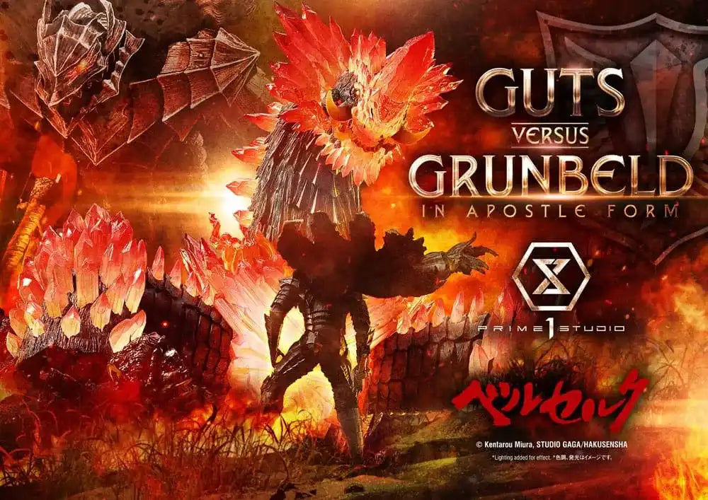Berserk Ultimate Diorama Masterline Series Statue Berserk Guts vs. Grunbeld in Apostle Form 58 cm