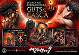 Berserk Ultimate Legacy Art Kentaro Miura Statue 1/4 Guts & Casca 72 cm - Smalltinytoystore