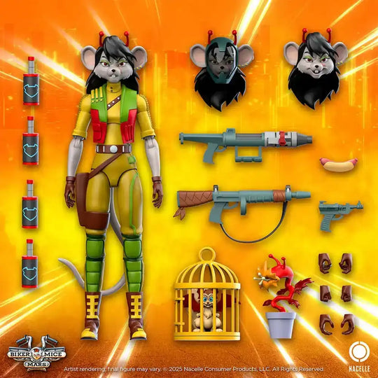 Biker Mice From Mars Actionfigur Carbine 23 cm - Smalltinytoystore