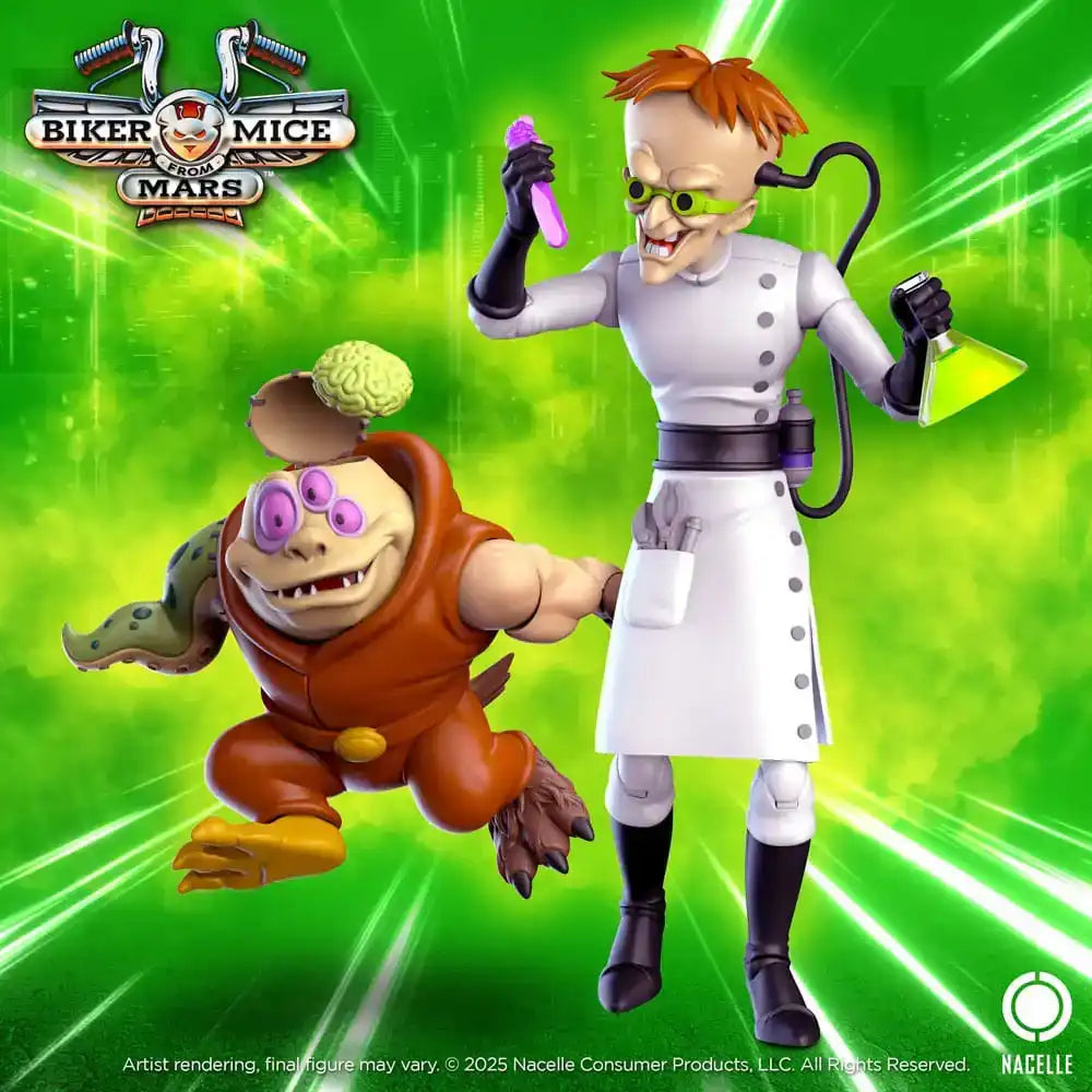Biker Mice From Mars Actionfigur Karbunkle & Fred The Mutant 23 cm - Smalltinytoystore