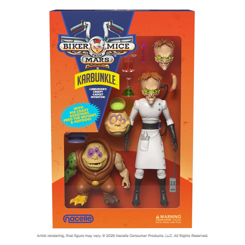 Biker Mice From Mars Actionfigur Karbunkle & Fred The Mutant 23 cm - Smalltinytoystore