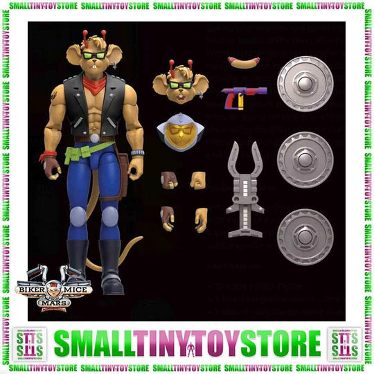Biker Mice From Mars Actionfigur Throttle 18 cm - Smalltinytoystore