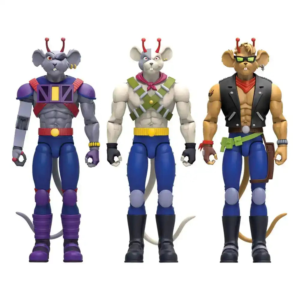 Biker Mice From Mars Actionfiguren 17 cm Sortiment (6) - Beschädigte Verpackung - Smalltinytoystore