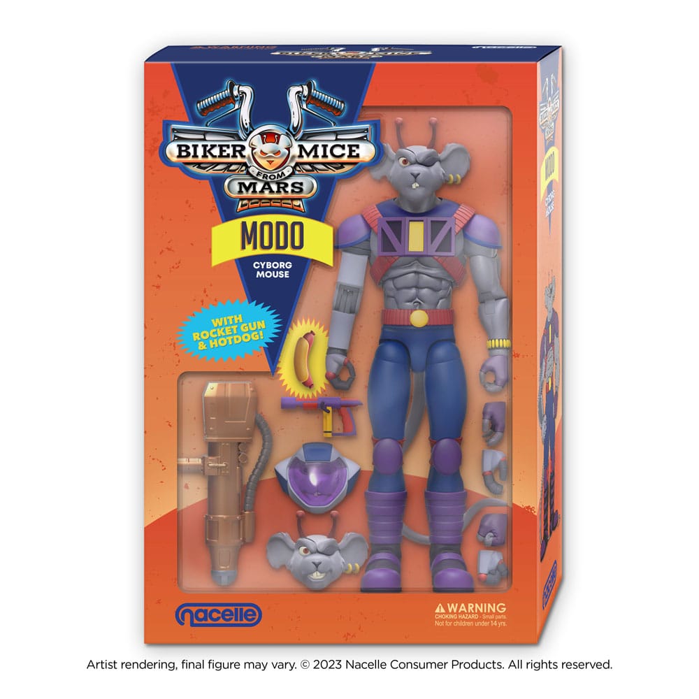 Biker Mice From Mars Actionfiguren 17 cm Sortiment (6) - Smalltinytoystore