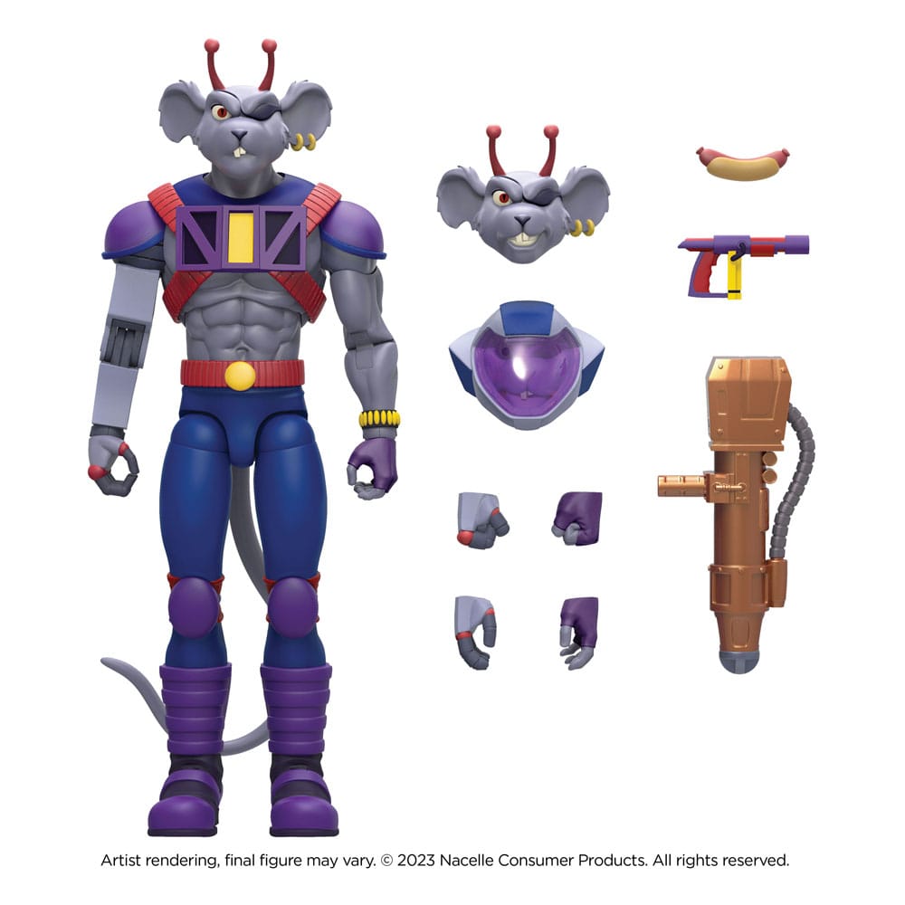 Biker Mice From Mars Actionfiguren 17 cm Sortiment (6) - Smalltinytoystore