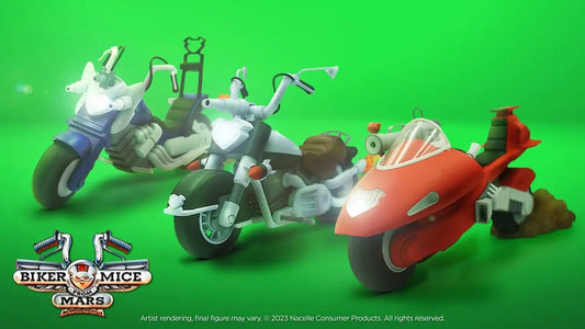 Biker Mice From Mars Fahrzeuge 23 - 25 cm Sortiment (6) - Smalltinytoystore