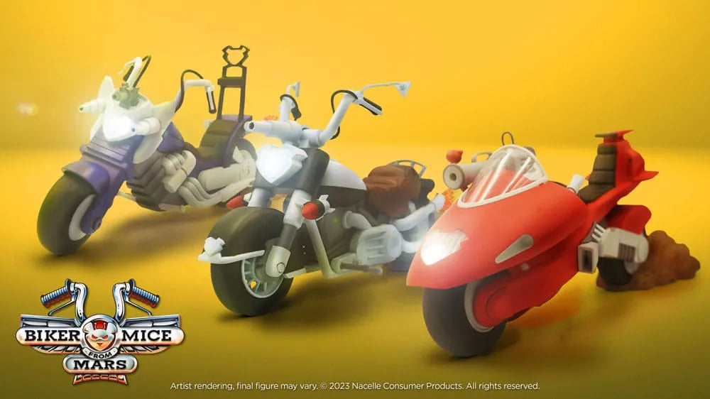 Biker Mice From Mars Fahrzeuge 23 - 25 cm Sortiment (6) - Smalltinytoystore