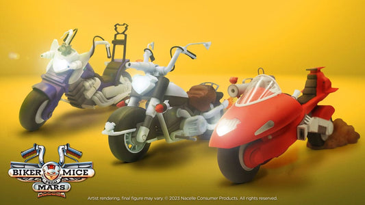 Biker Mice From Mars Fahrzeuge 23 - 25 cm Sortiment (6) - Smalltinytoystore
