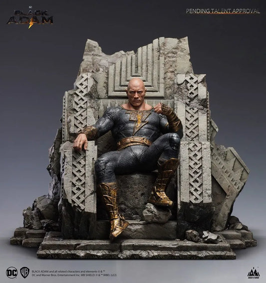 Black Adam Statue 1/4 Black Adam On Throne 53 cm - Smalltinytoystore