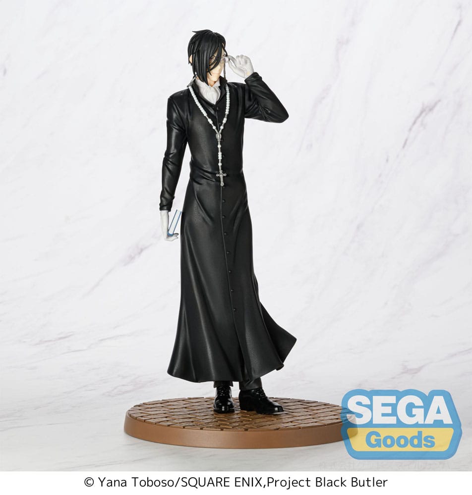 Black Butler: Boarding School Arc Luminasta PVC Statue Sebastian Michaelis 22 cm - Smalltinytoystore