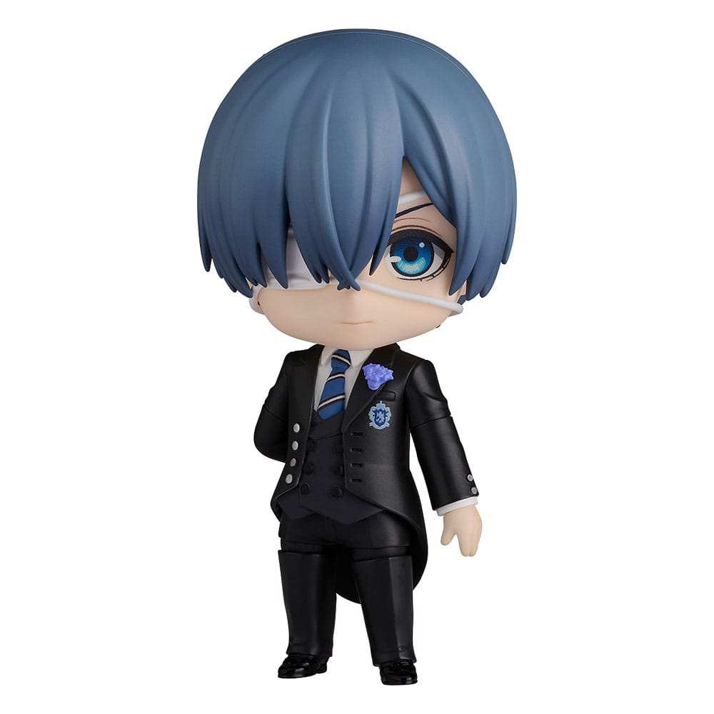 Black Butler: Boarding School Arc Nendoroid Actionfigur Ciel Phantomhive: Sapphire Owl Ver. 10 cm - Smalltinytoystore