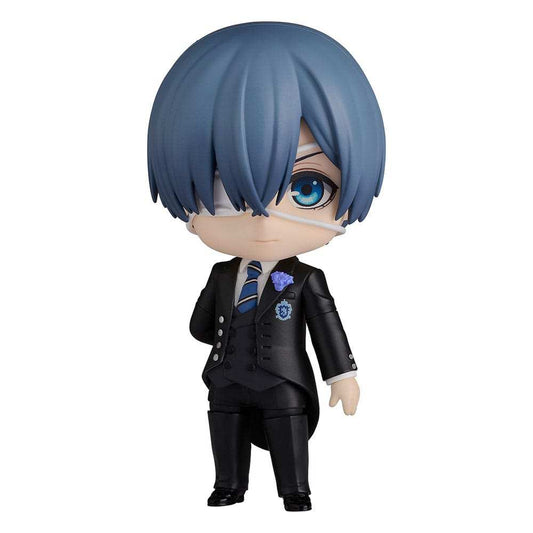 Black Butler: Boarding School Arc Nendoroid Actionfigur Ciel Phantomhive: Sapphire Owl Ver. 10 cm - Smalltinytoystore