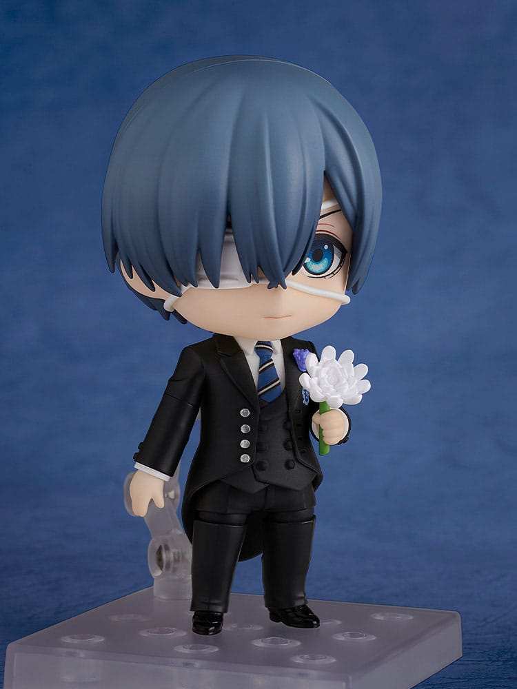 Black Butler: Boarding School Arc Nendoroid Actionfigur Ciel Phantomhive: Sapphire Owl Ver. 10 cm - Smalltinytoystore