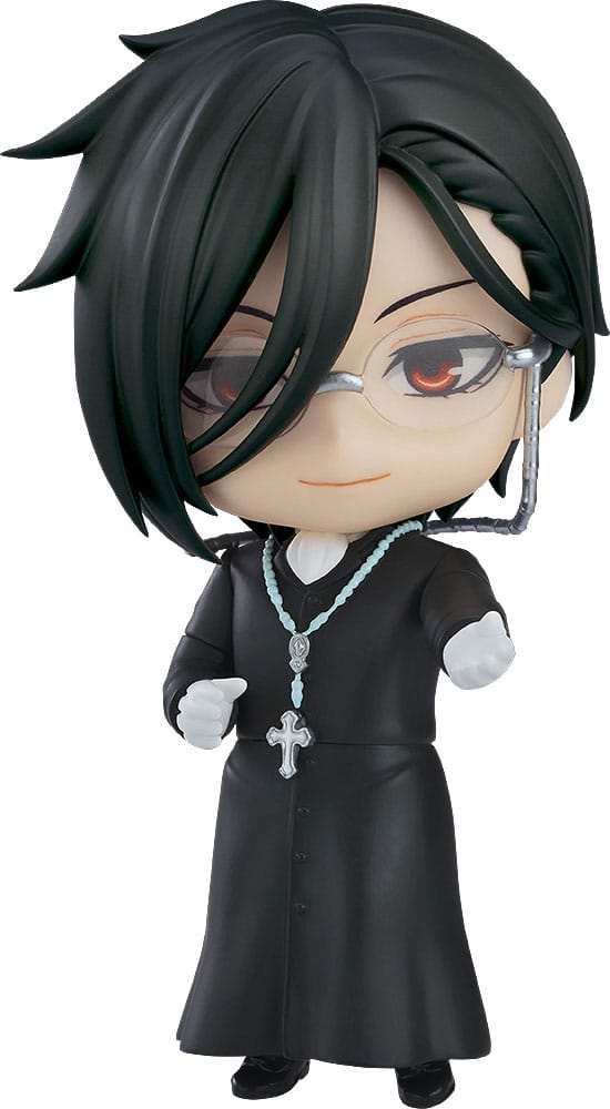 Black Butler: Boarding School Arc Nendoroid Actionfigur Sebastian Michaelis: Sapphire Owl Ver. 10 cm - Smalltinytoystore