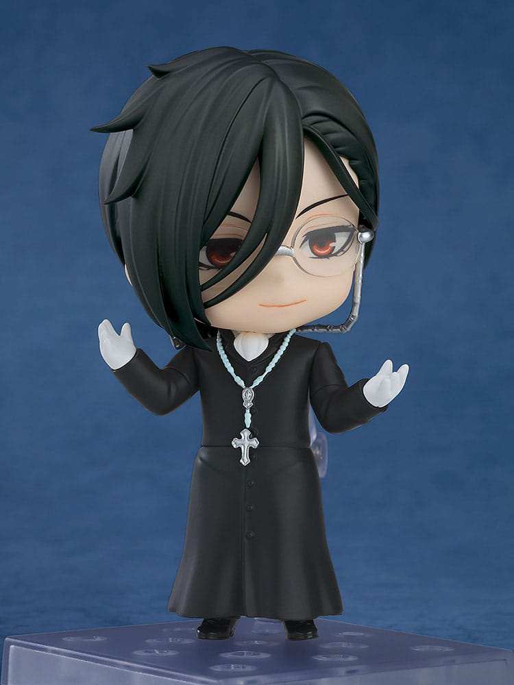 Black Butler: Boarding School Arc Nendoroid Actionfigur Sebastian Michaelis: Sapphire Owl Ver. 10 cm - Smalltinytoystore