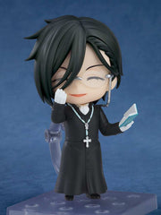 Black Butler: Boarding School Arc Nendoroid Actionfigur Sebastian Michaelis: Sapphire Owl Ver. 10 cm - Smalltinytoystore