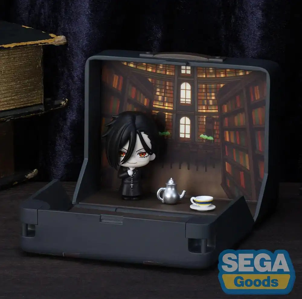 Black Butler: Boarding School Arc Petite World Memories Mini Figur Sebastian Michaelis (EX) 8 cm - Smalltinytoystore