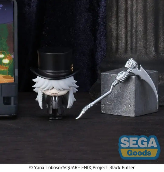 Black Butler: Boarding School Arc Petite World Memories Mini Figur Undertaker (EX) 8 cm - Smalltinytoystore