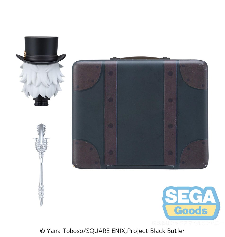 Black Butler: Boarding School Arc Petite World Memories Mini Figur Undertaker (EX) 8 cm - Smalltinytoystore