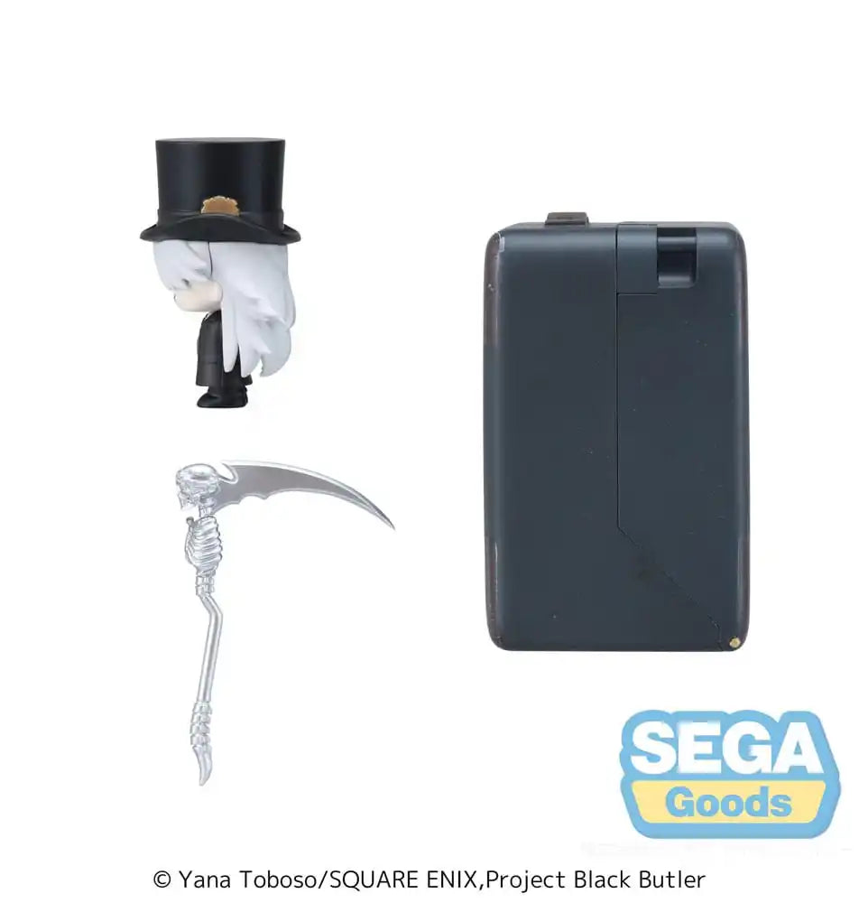 Black Butler: Boarding School Arc Petite World Memories Mini Figur Undertaker (EX) 8 cm - Smalltinytoystore