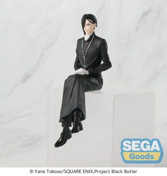 Black Butler: Boarding School Arc PM Perching PVC Statue Sebastian Michaelis 16 cm
