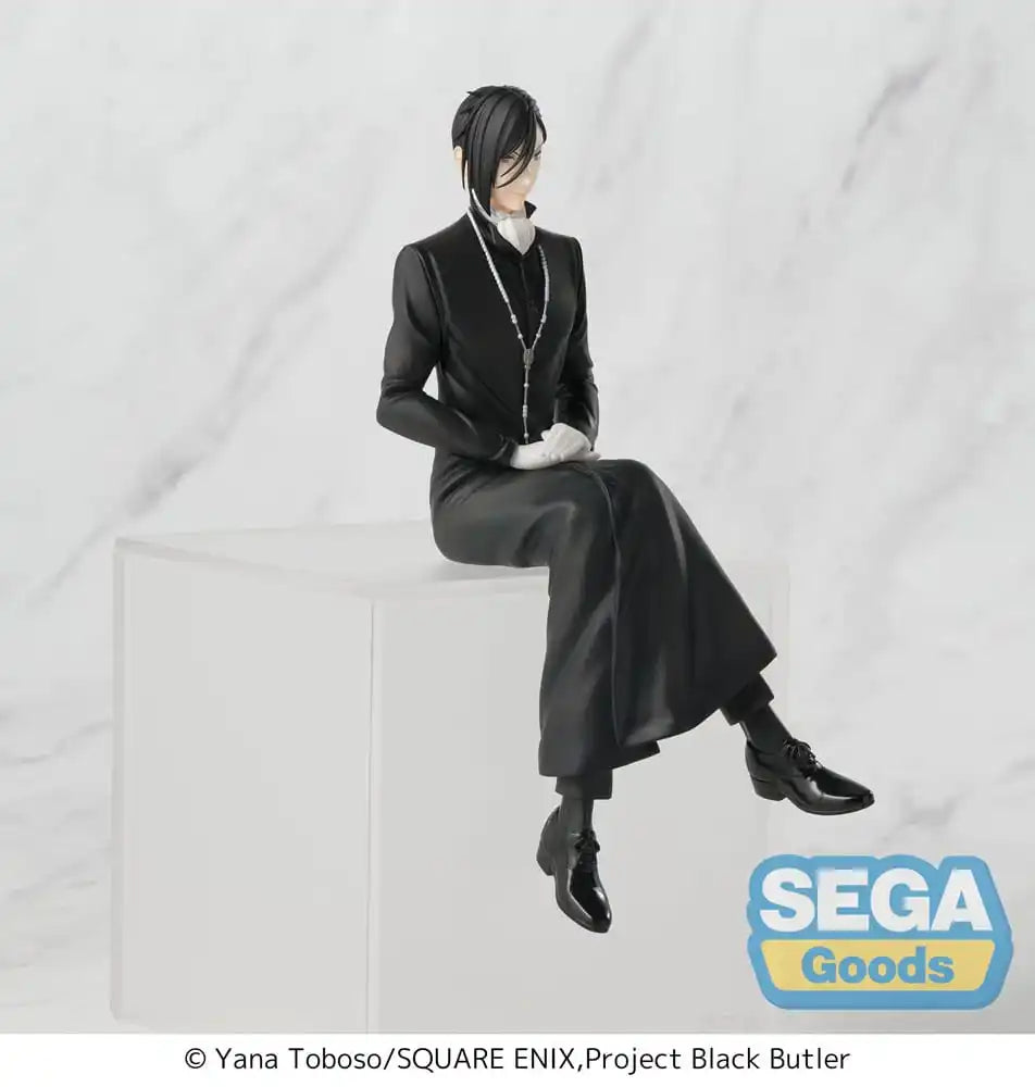 Black Butler: Boarding School Arc PM Perching PVC Statue Sebastian Michaelis 16 cm