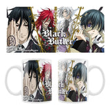 Black Butler Keramiktasse Sebastian, Grell, Ash, Ciel - Smalltinytoystore