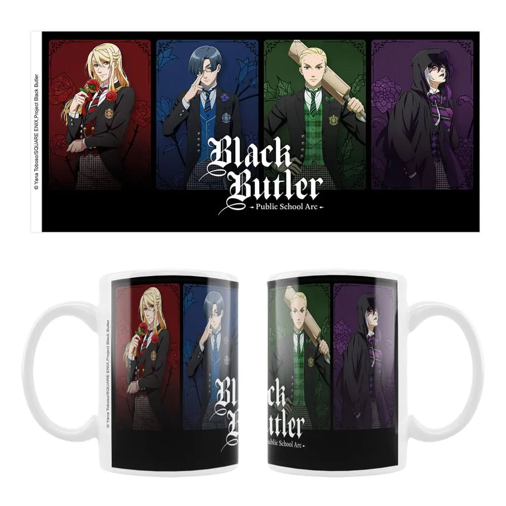 Black Butler: Public School Arc Keramiktasse Edgar, Lawrence, Herman & Gregory - Smalltinytoystore
