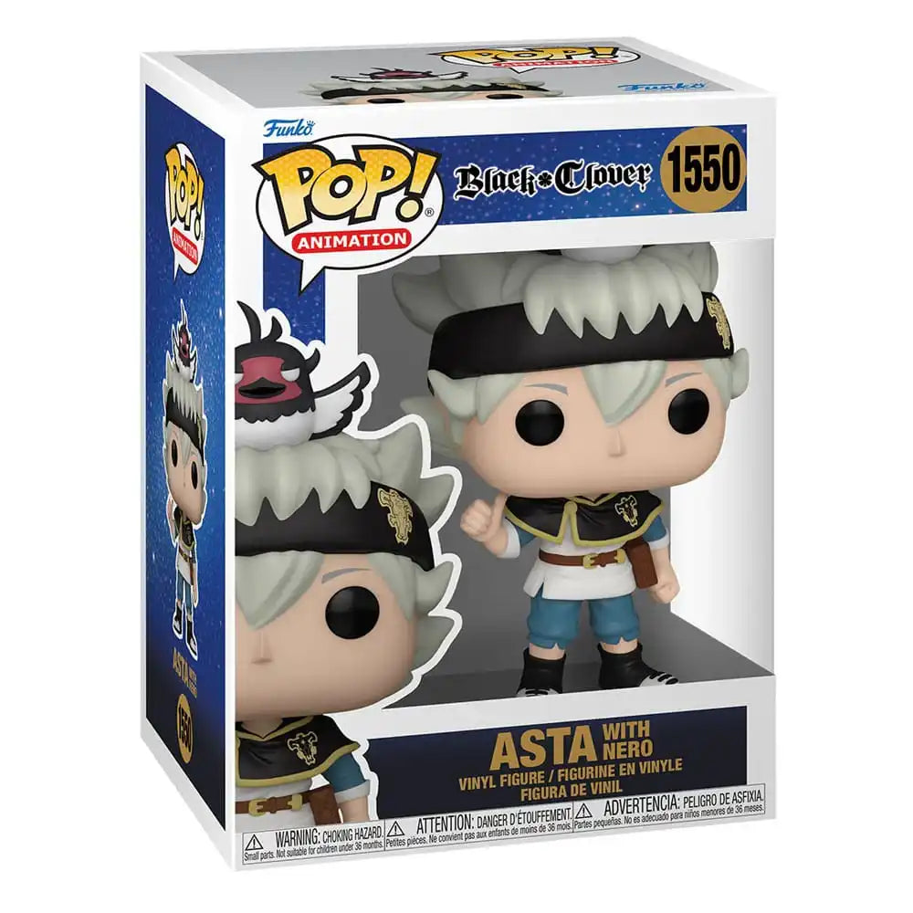Black Clover POP! Animation Vinyl Figur Asta w/Nero 9 cm - Smalltinytoystore