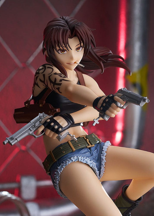 Black Lagoon Pop Up Parade PVC Statue Revy L Size 21 cm - Smalltinytoystore