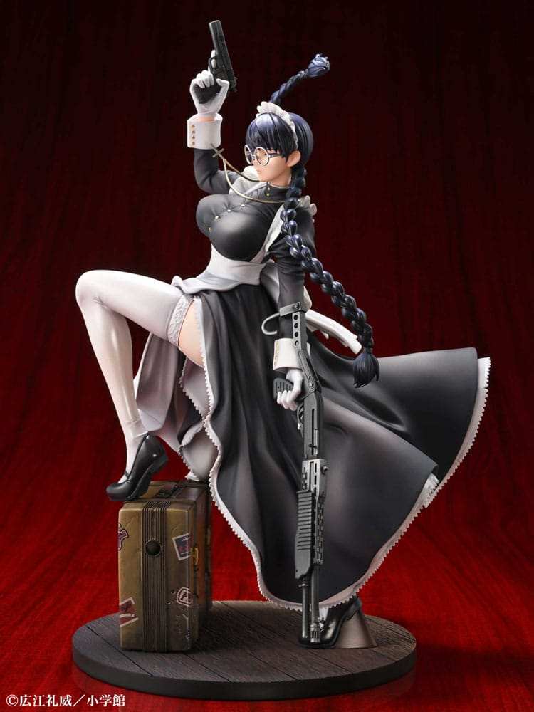 Black Lagoon PVC Statue 1/7 Roberta The Maid of Nightmares Ver. 29 cm - Smalltinytoystore