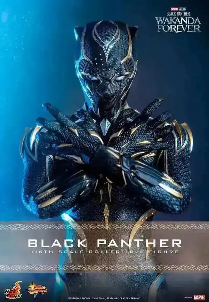 Black Panther Wakanda Forever Movie Masterpiece 1/6 Black Panther 28 cm HOT TOYS - Smalltinytoystore