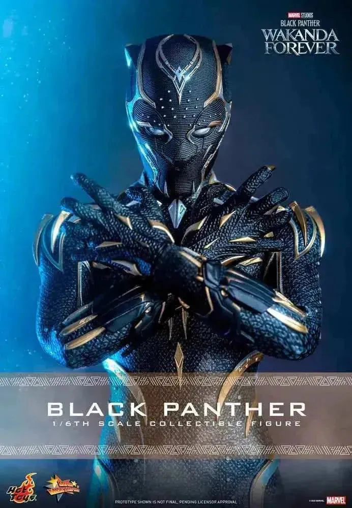 Black Panther Wakanda Forever Movie Masterpiece 1/6 Black Panther 28 cm HOT TOYS - Smalltinytoystore