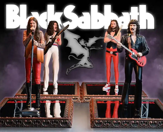 Black Sabbath Rock Iconz Statuen 4er-Pack Sabotage Era 23 cm - Smalltinytoystore